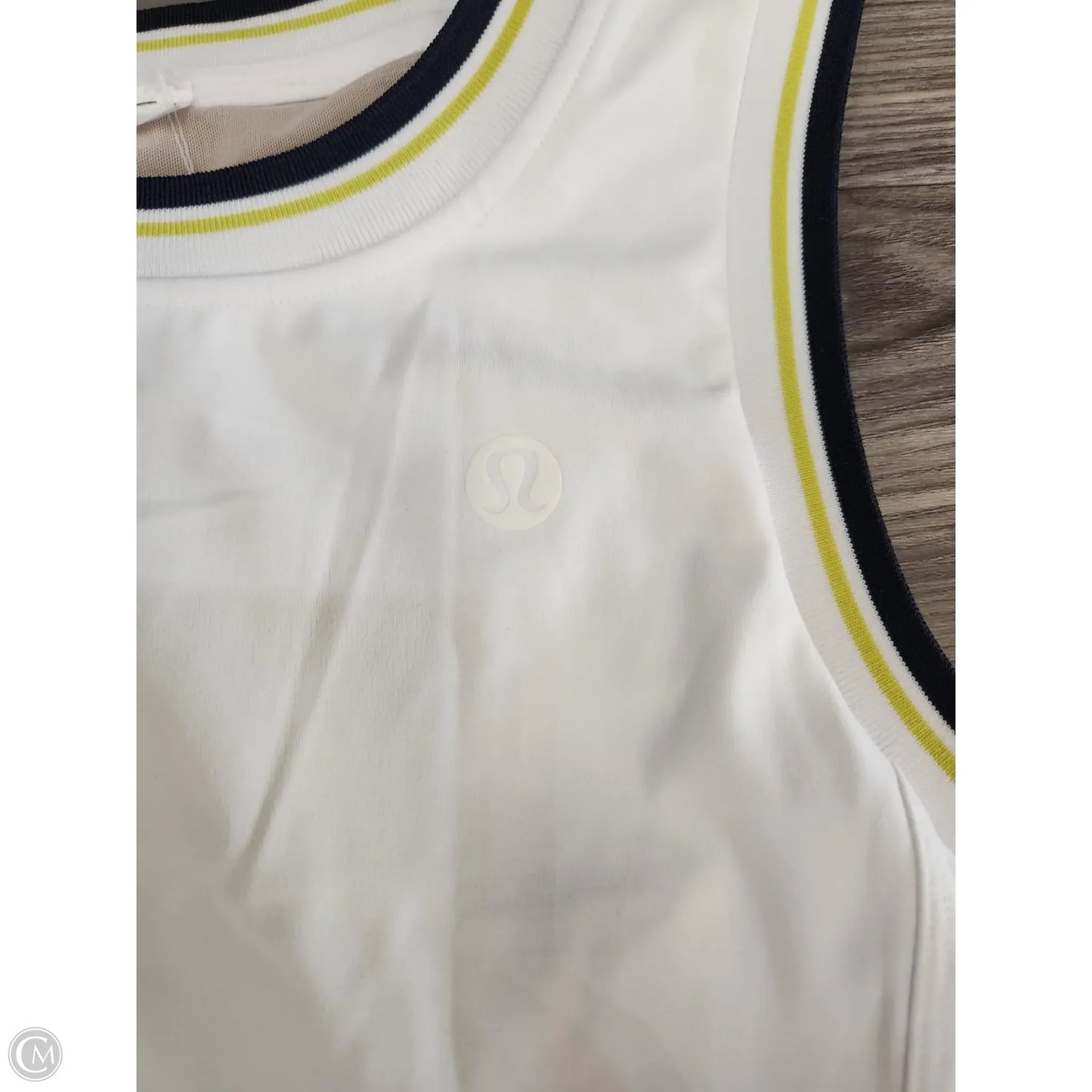 Athletic Tank Top By Lululemon In White, Size: 8