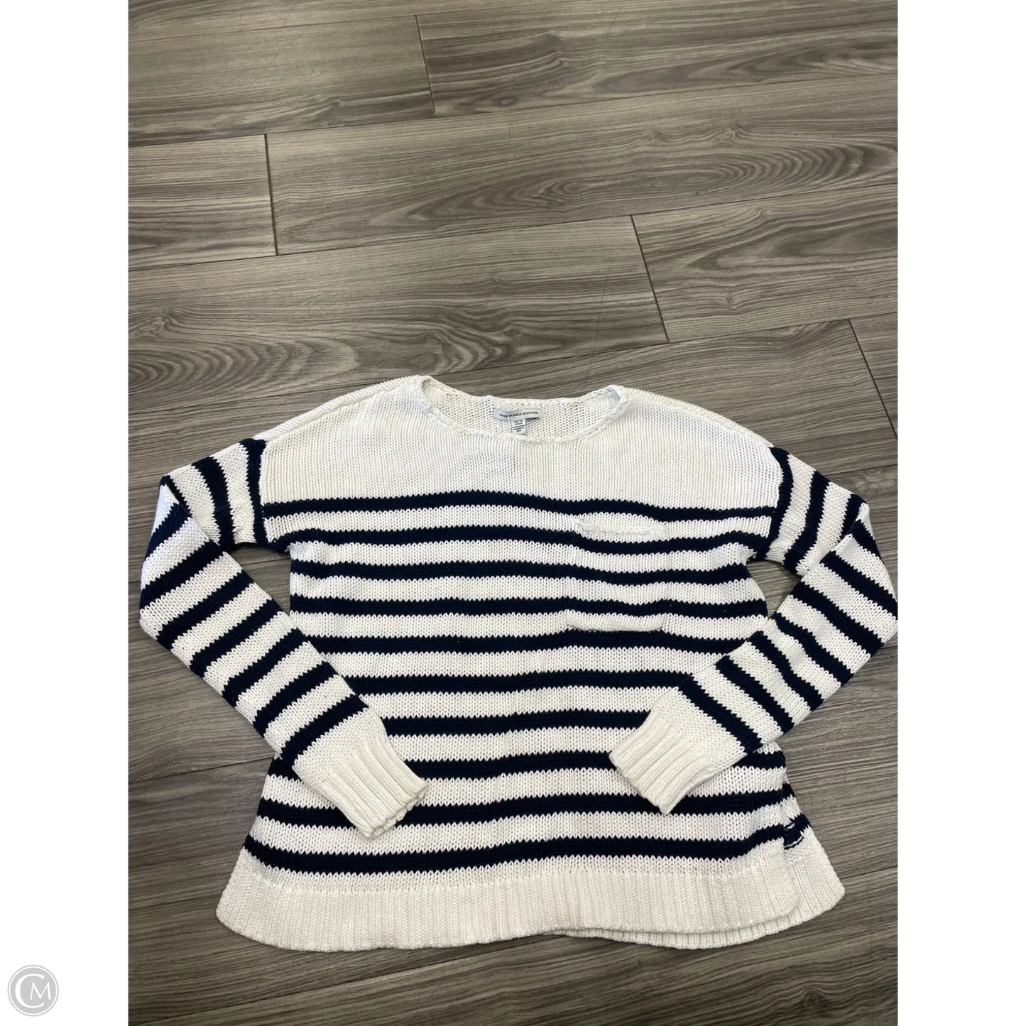 Sweater By American Eagle In Striped Pattern, Size: Xs