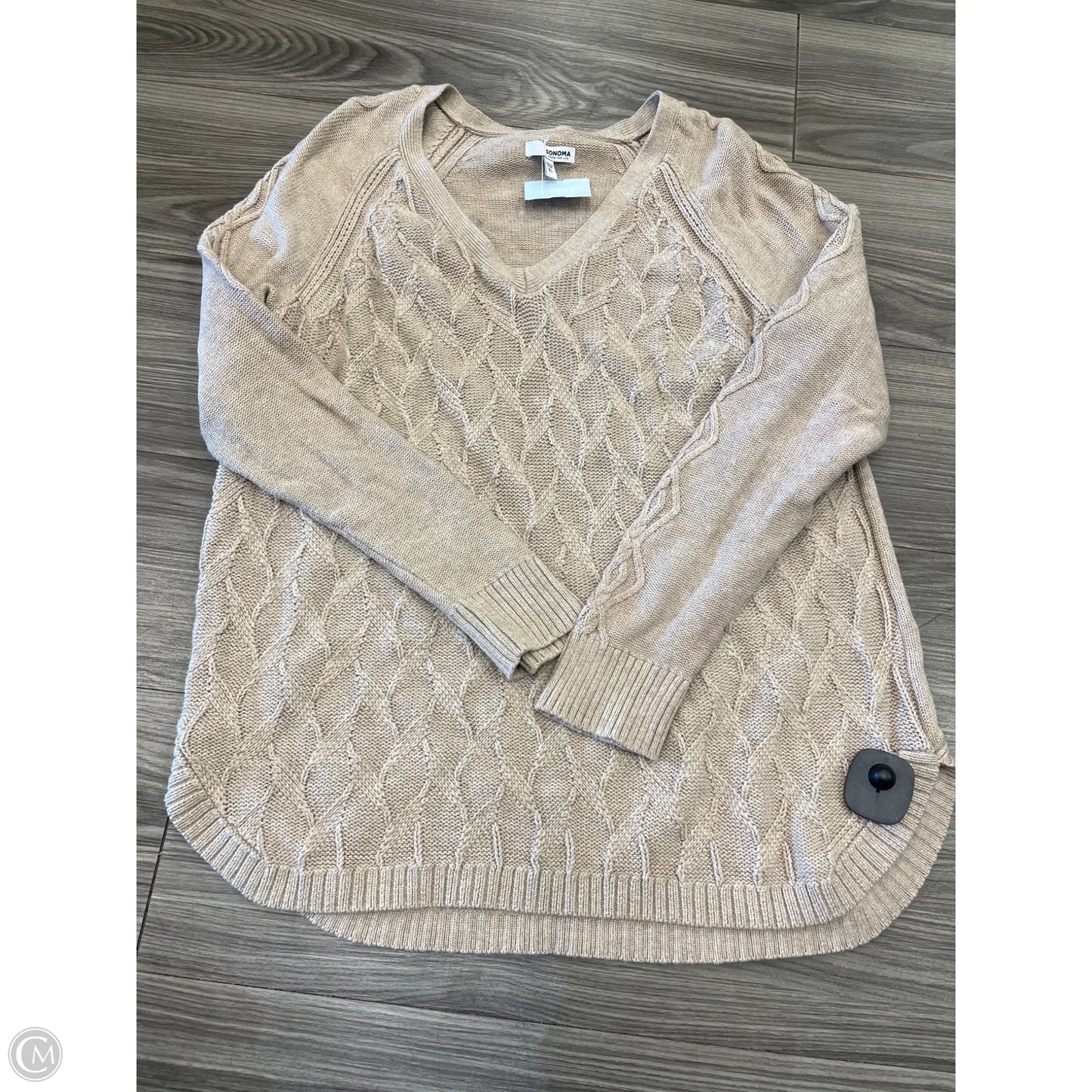 Sweater By Sonoma In Tan, Size: Xl