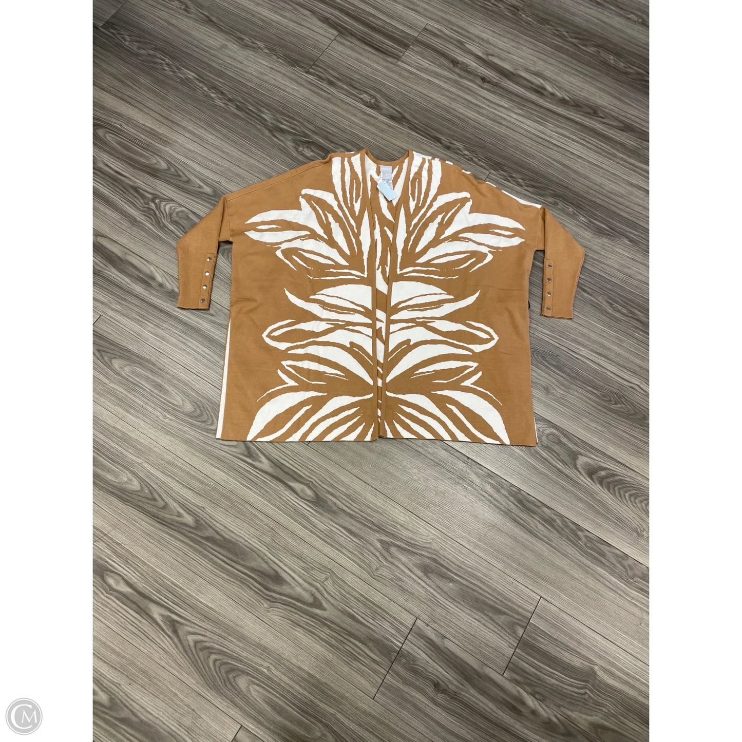 Cardigan By Chicos In Zebra Print, Size: M