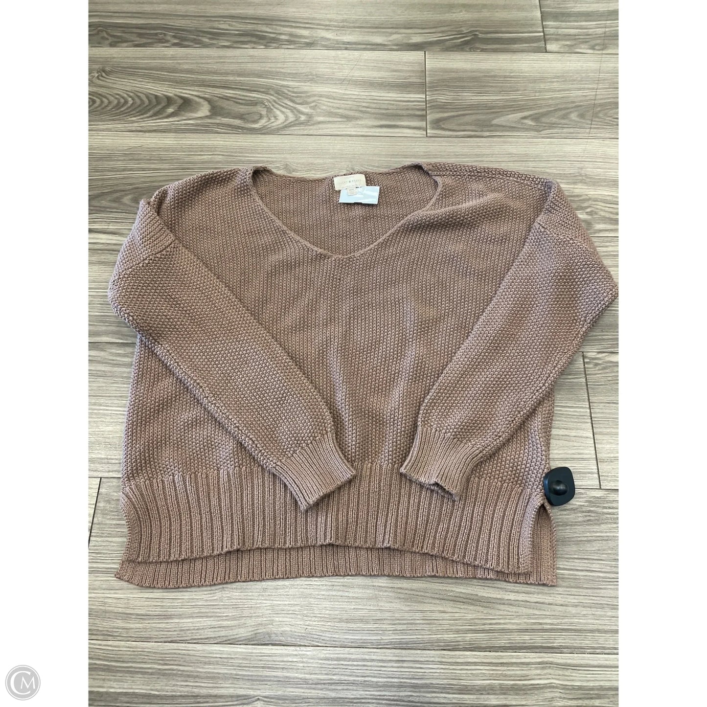 Sweater By Lucky Brand In Brown, Size: M