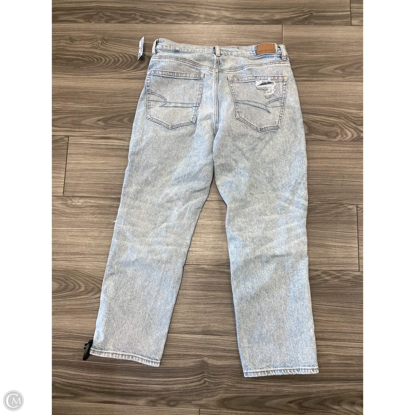 Jeans Wide Leg By American Eagle In Blue, Size: 8