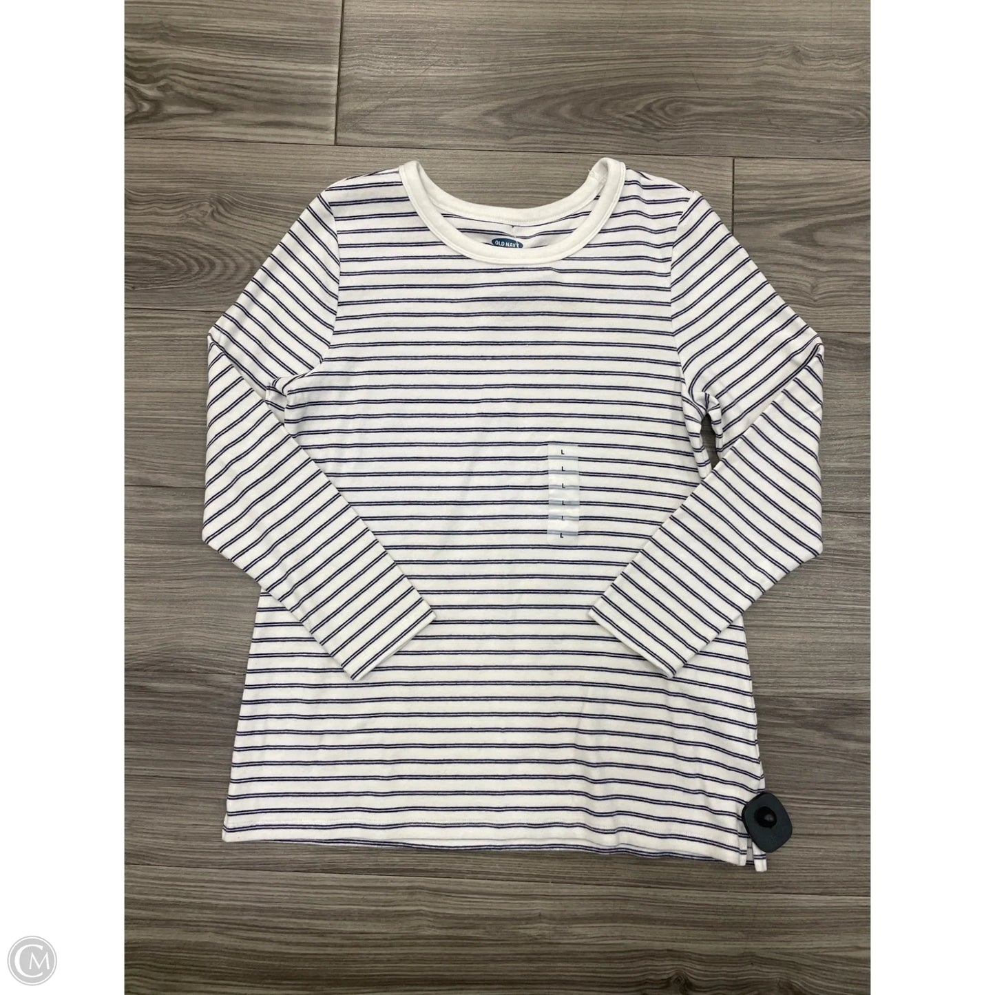 Top Long Sleeve By Old Navy In Striped Pattern, Size: L
