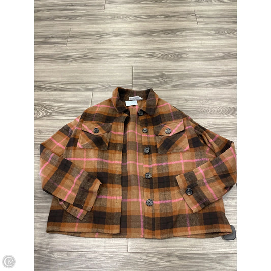 Jacket Other By Bb Dakota In Plaid Pattern, Size: L