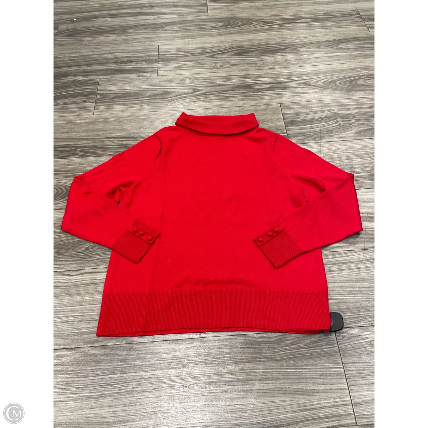 Sweater By Talbots In Red, Size: Xl