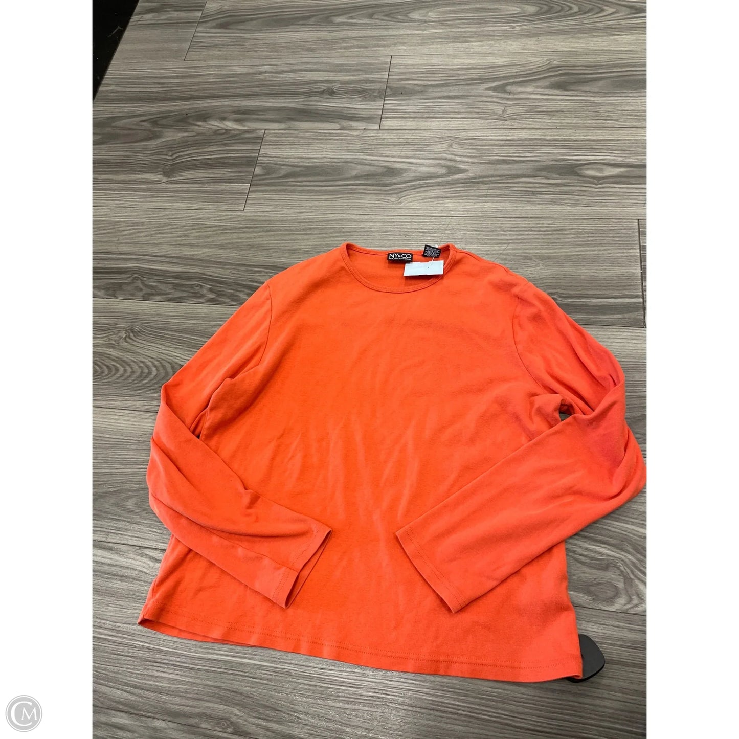 Top Sleeveless By Ny Collection In Orange, Size: Xl