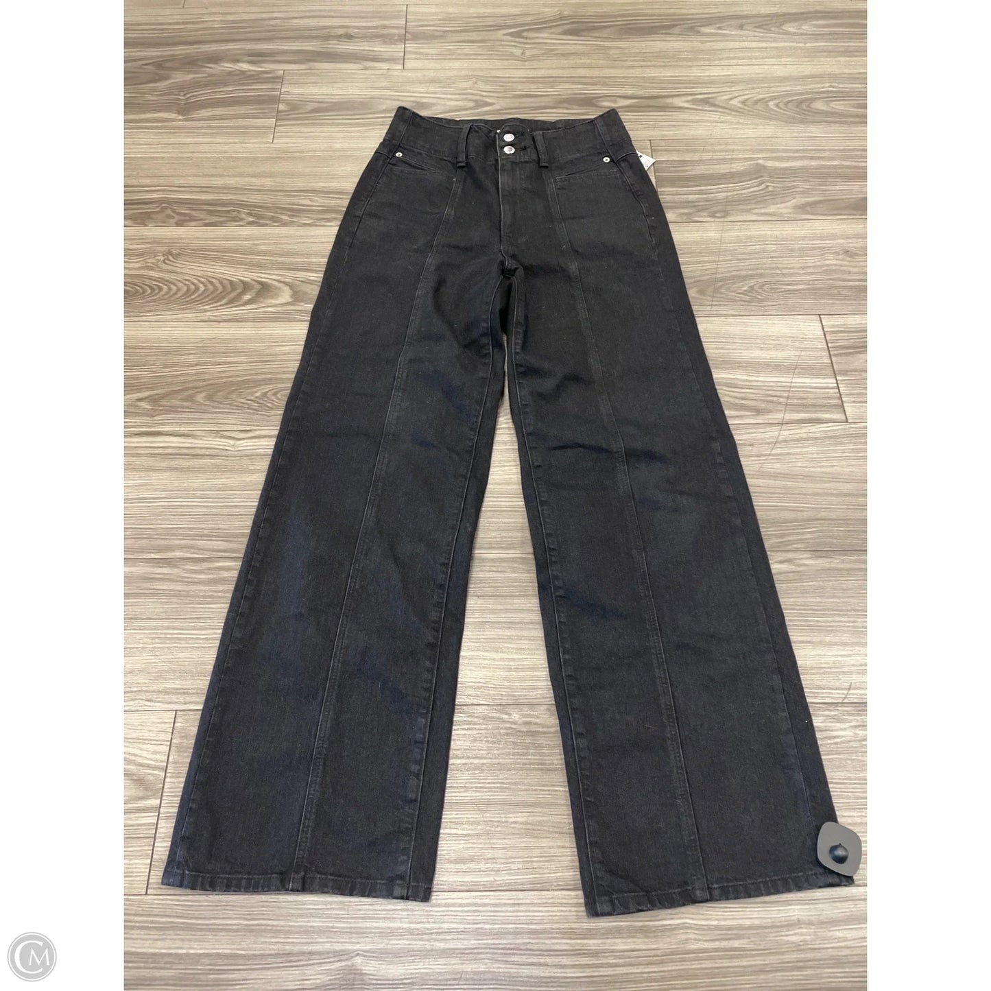 Jeans Wide Leg By Universal Thread In Black, Size: 8