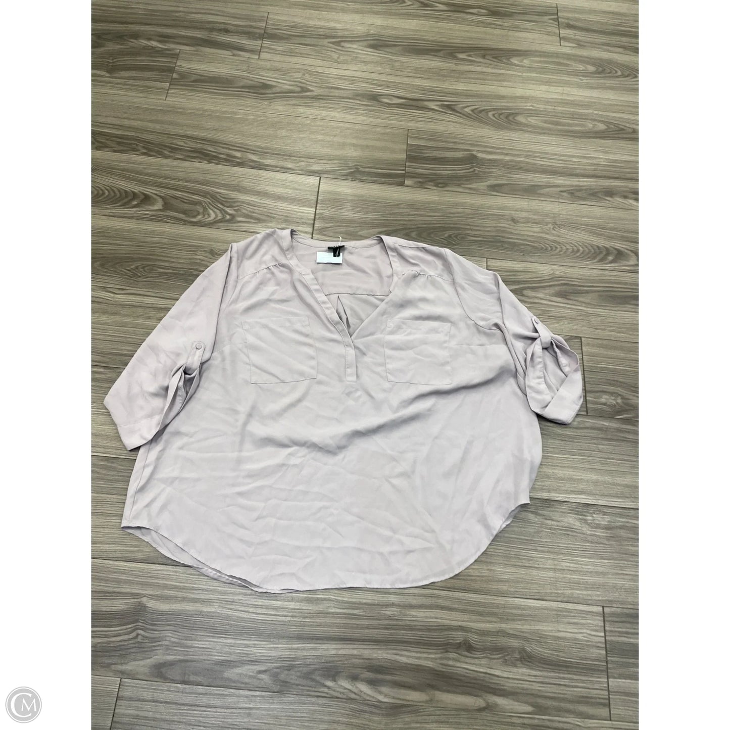 Top Long Sleeve By Torrid In Purple, Size: 3x