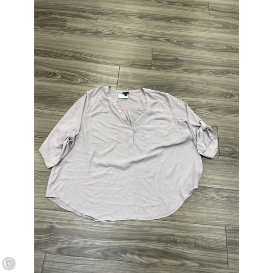 Top Long Sleeve By Torrid In Purple, Size: 3x
