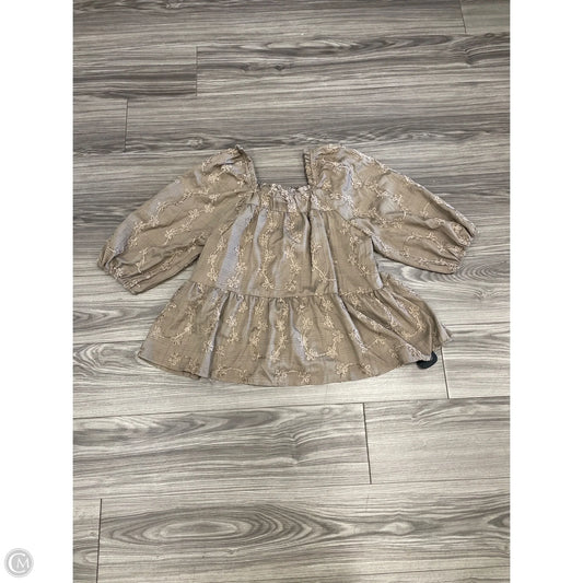 Top Long Sleeve By Hayden La In Brown, Size: M