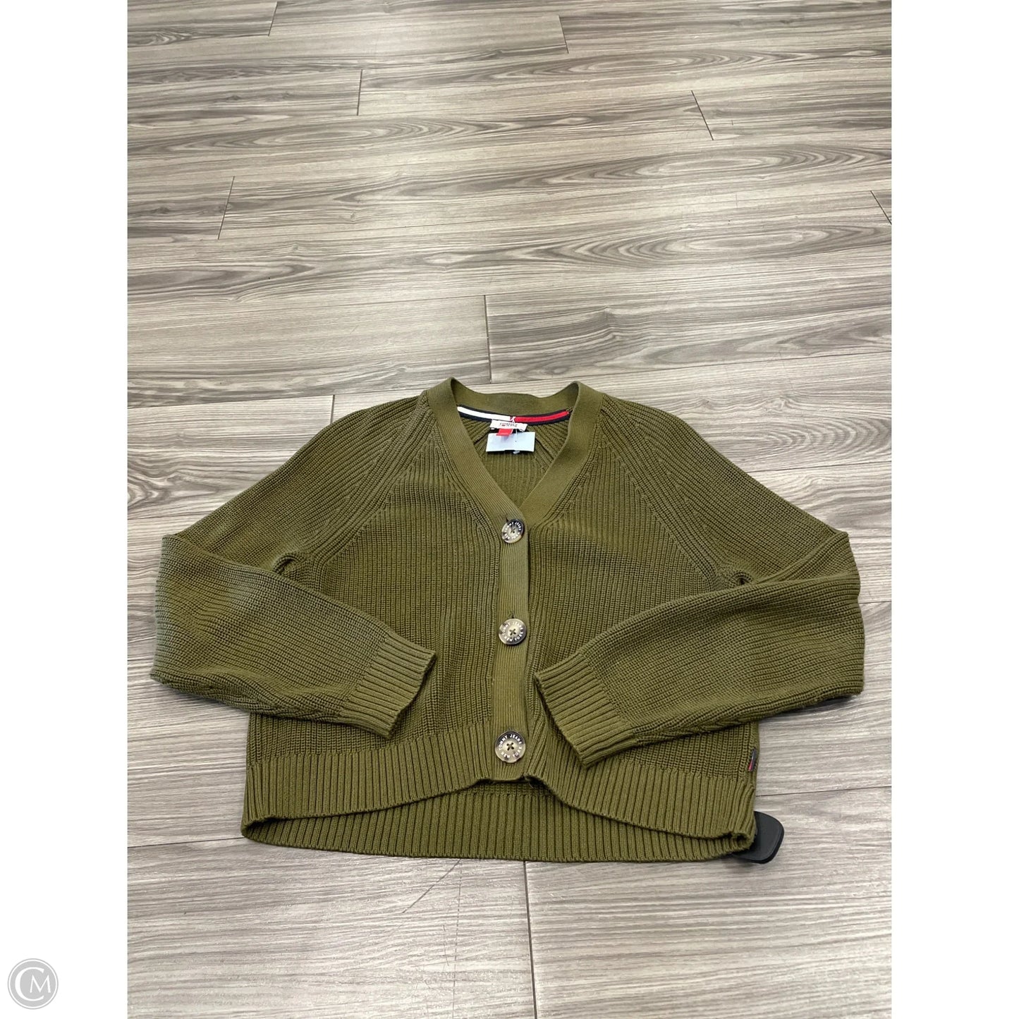 Sweater By Tommy Hilfiger In Green, Size: Xs
