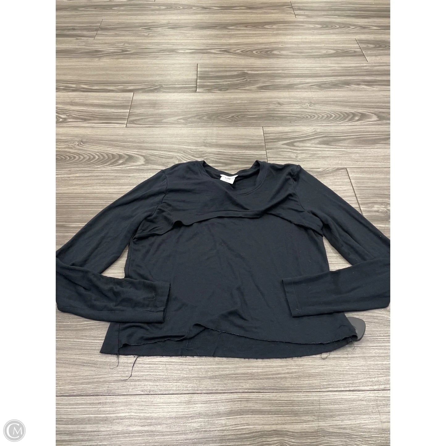 Top Long Sleeve By Cabi In Black, Size: S