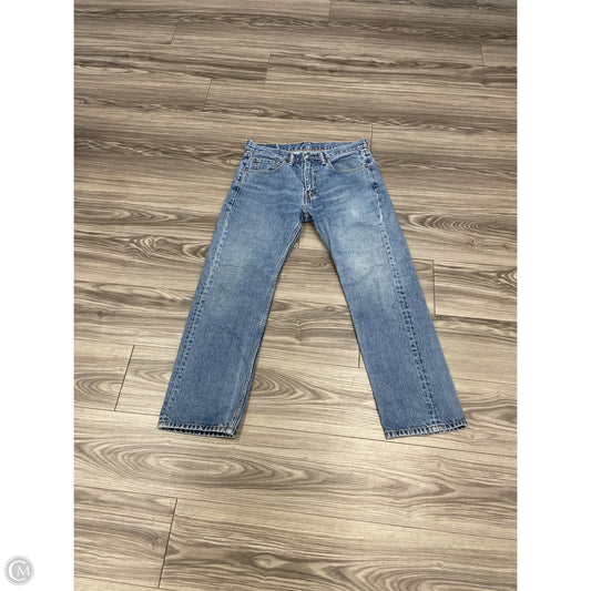 Jeans Wide Leg By Levis In Blue, Size: 8