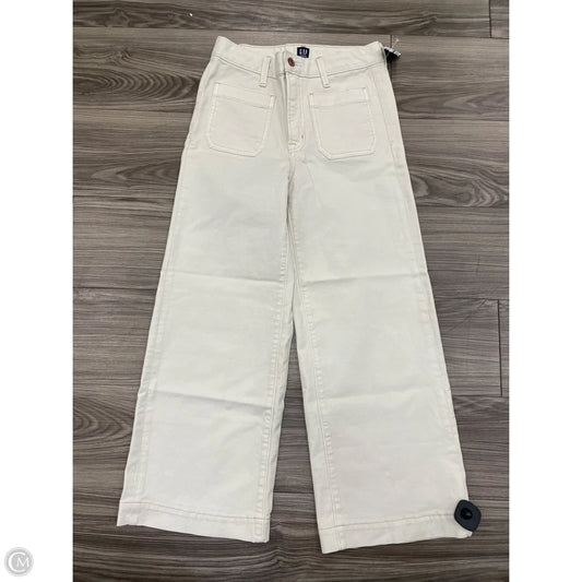Jeans Wide Leg By Gap In Blue, Size: 4
