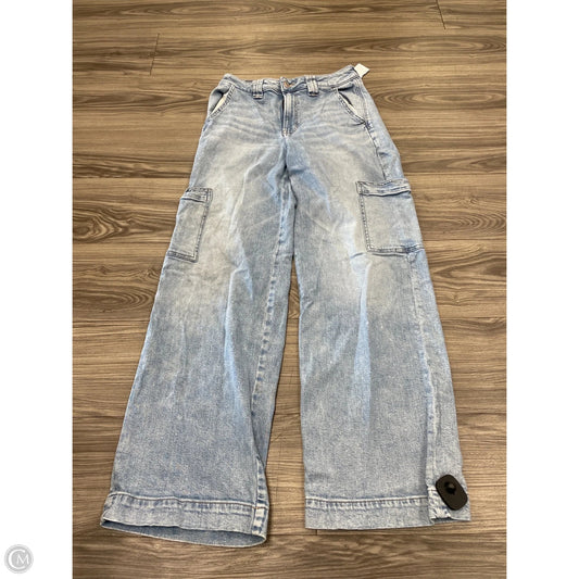 Jeans Wide Leg By American Eagle In Blue, Size: 2