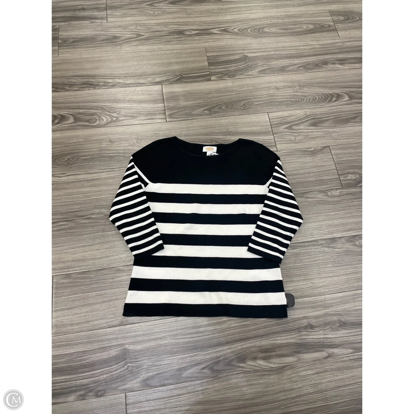 Sweater By Talbots In Striped Pattern, Size: Xl