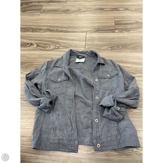 Jacket Denim By Jones And Co In Blue, Size: S