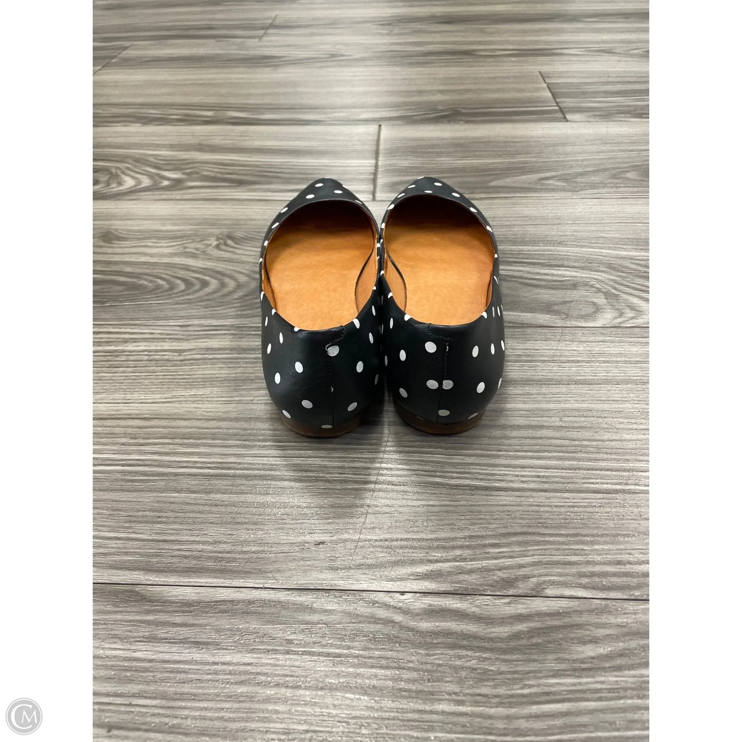Shoes Flats By Clothes Mentor In Polkadot Pattern, Size: 8