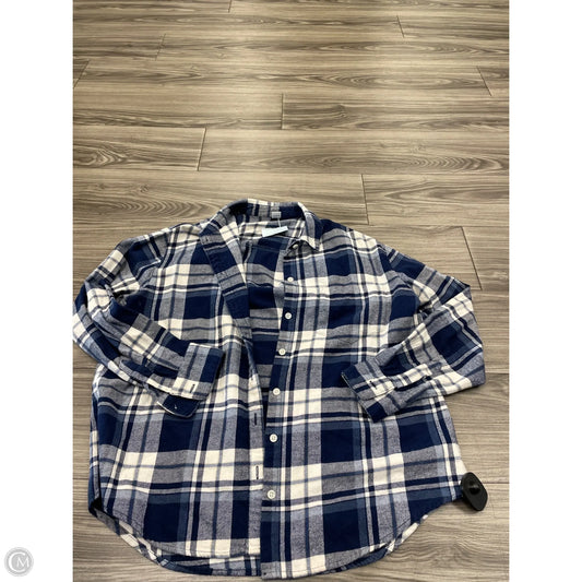 Top Long Sleeve By Old Navy In Blue, Size: M