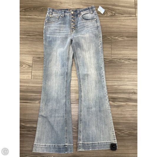 Jeans Flared By Rock & Roll In Blue, Size: 8