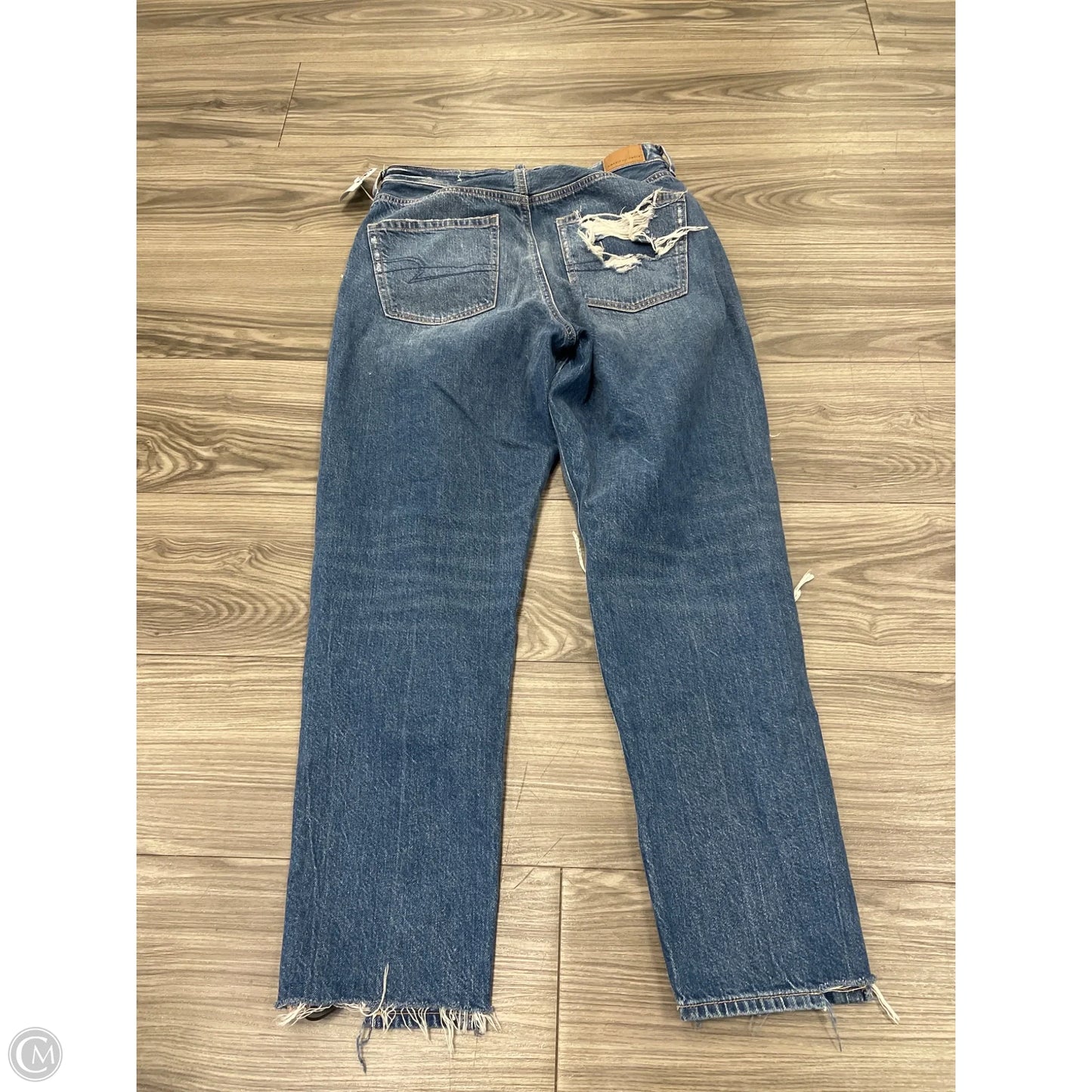 Jeans Wide Leg By American Eagle In Blue, Size: 6