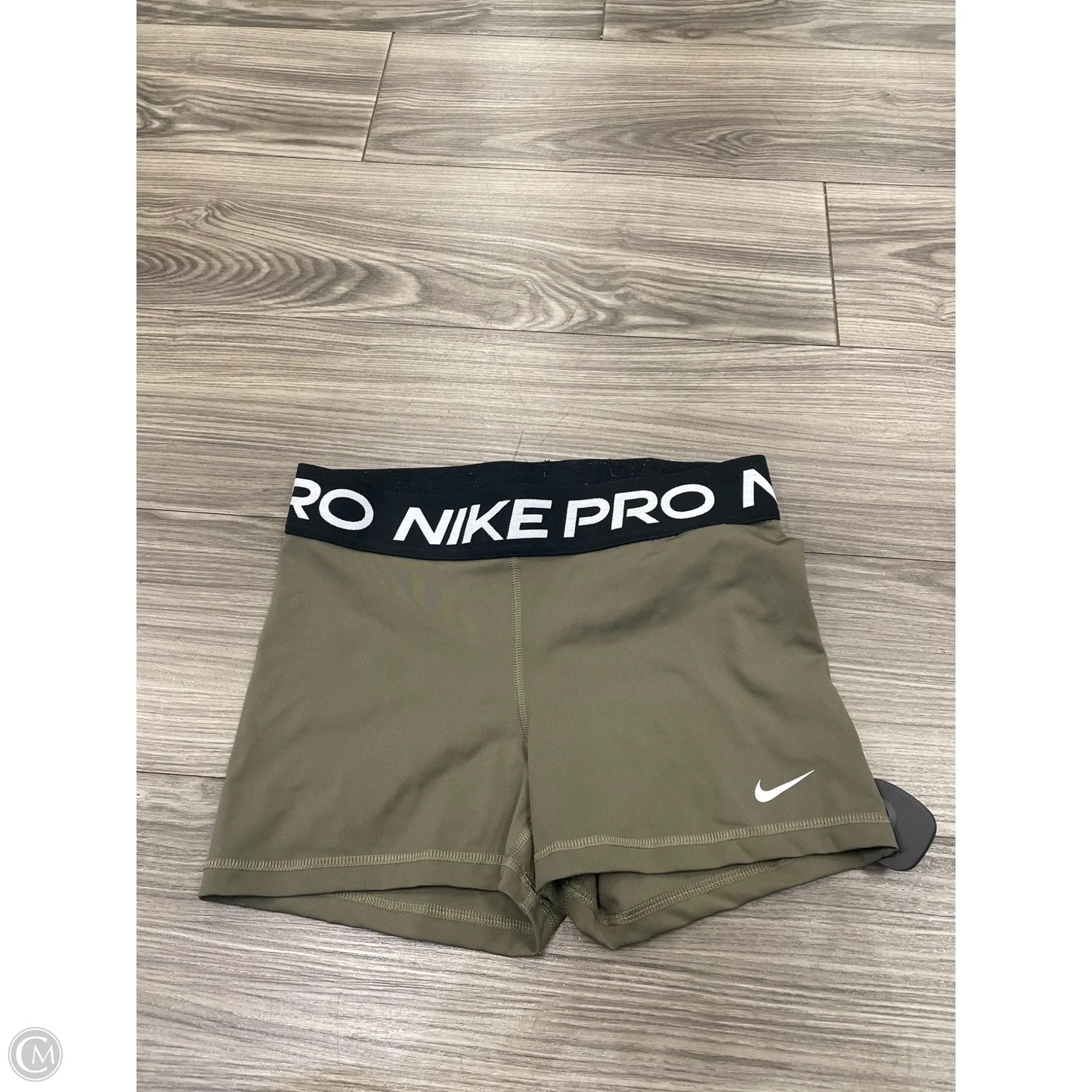 Athletic Shorts By Nike In Green, Size: S