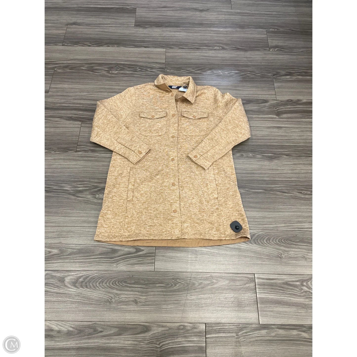 Jacket Fleece By Lands End In Tan, Size: Xl
