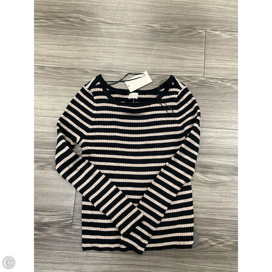 Top Long Sleeve By A New Day In Striped Pattern, Size: Xxl