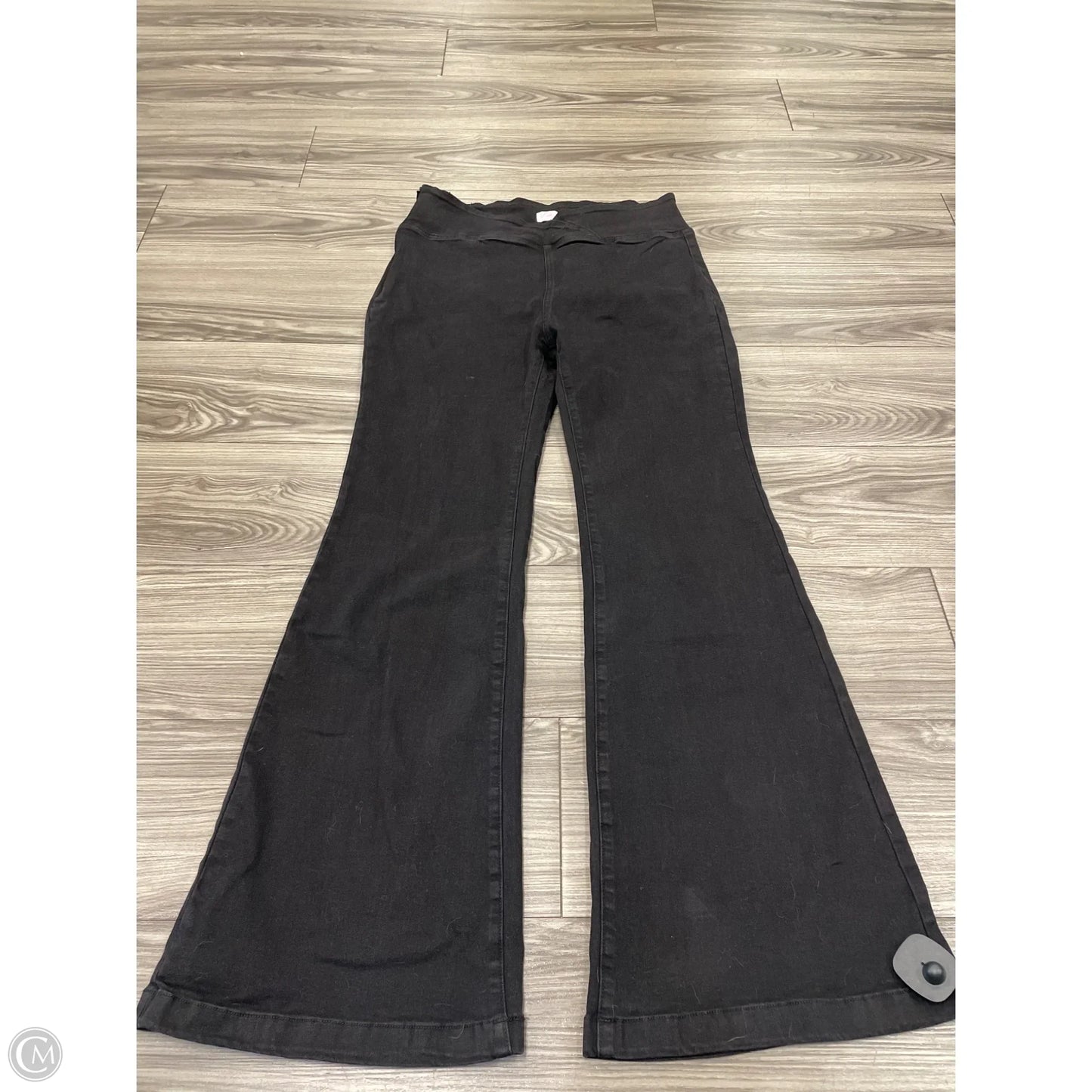 Jeans Flared By Pink Lily In Black, Size: 16