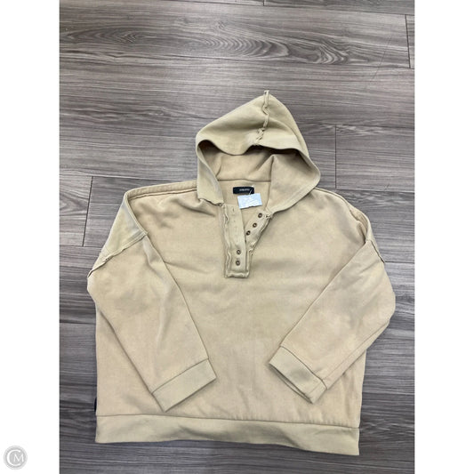 Sweatshirt Hoodie By Dokotoo In Tan, Size: L