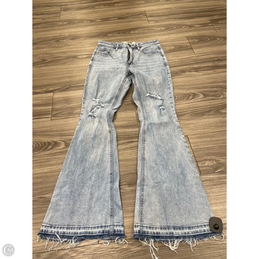 Jeans Flared By Rock & Roll In Blue, Size: 8