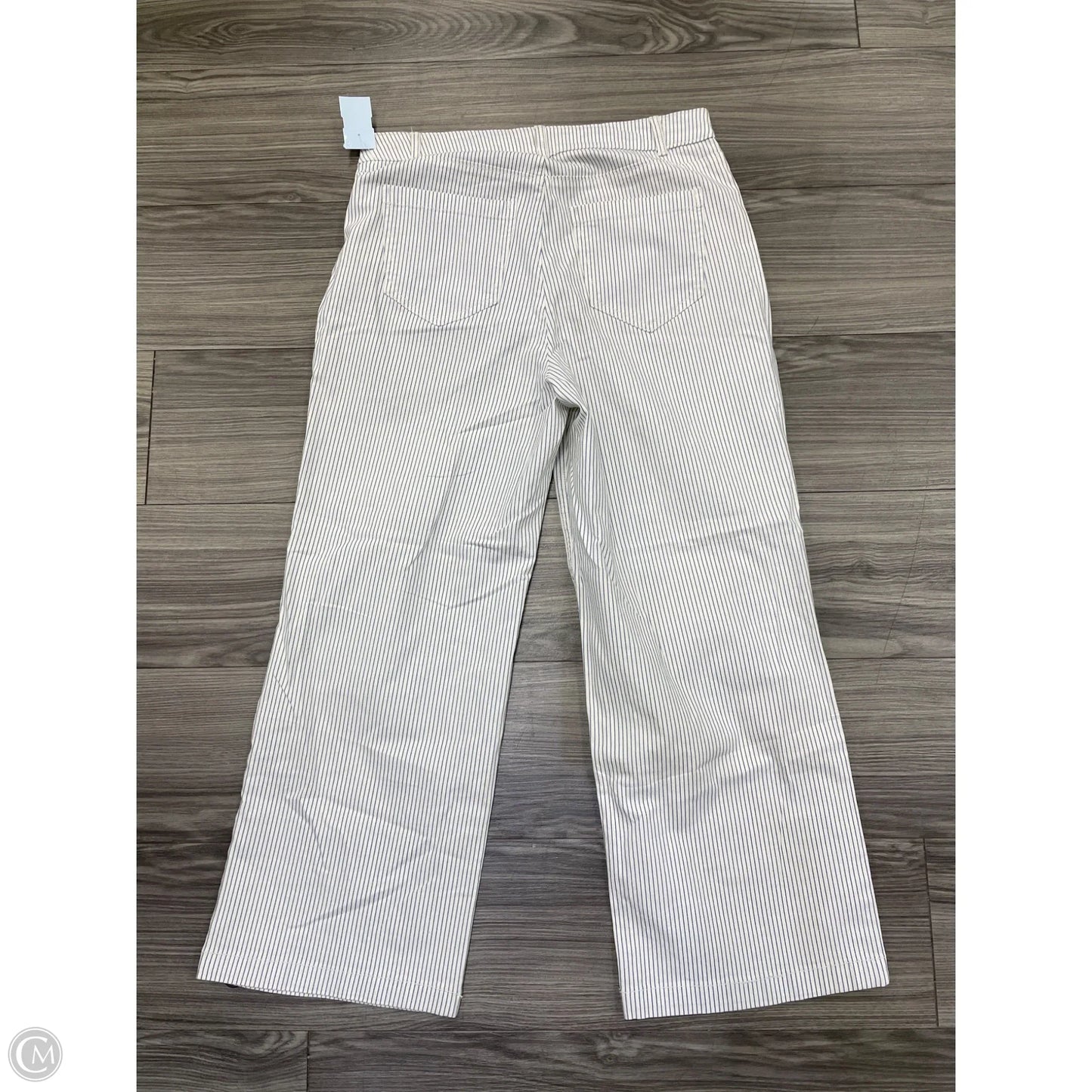 Pants Wide Leg By Old Navy In Striped Pattern, Size: 10