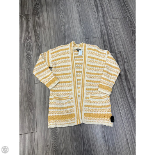 Cardigan By &merci In White & Yellow, Size: L
