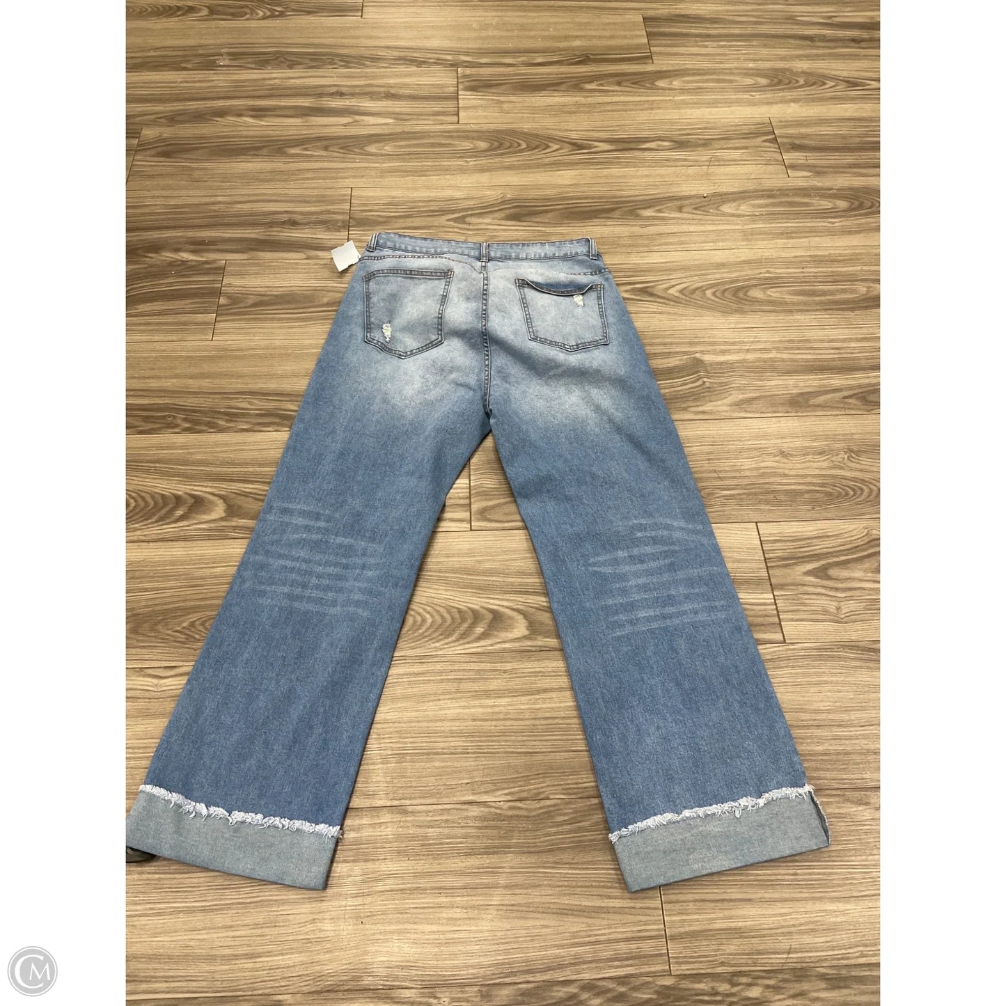 Jeans Wide Leg By Clothes Mentor In Blue, Size: 16