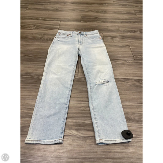 Jeans Straight By Madewell In Blue, Size: 2