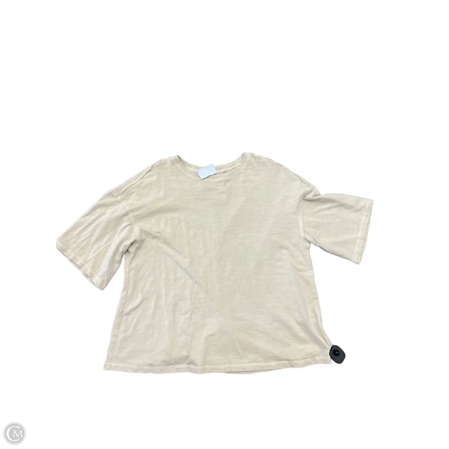 Top Short Sleeve By Shein In Brown, Size: S