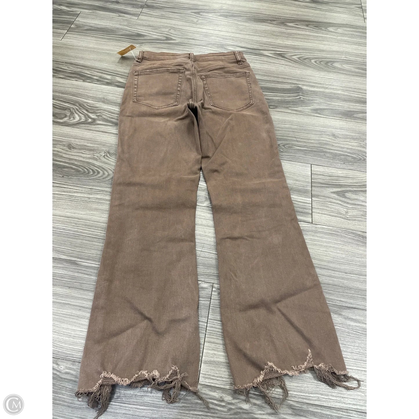 Jeans Boot Cut By Vervet In Brown, Size: 6