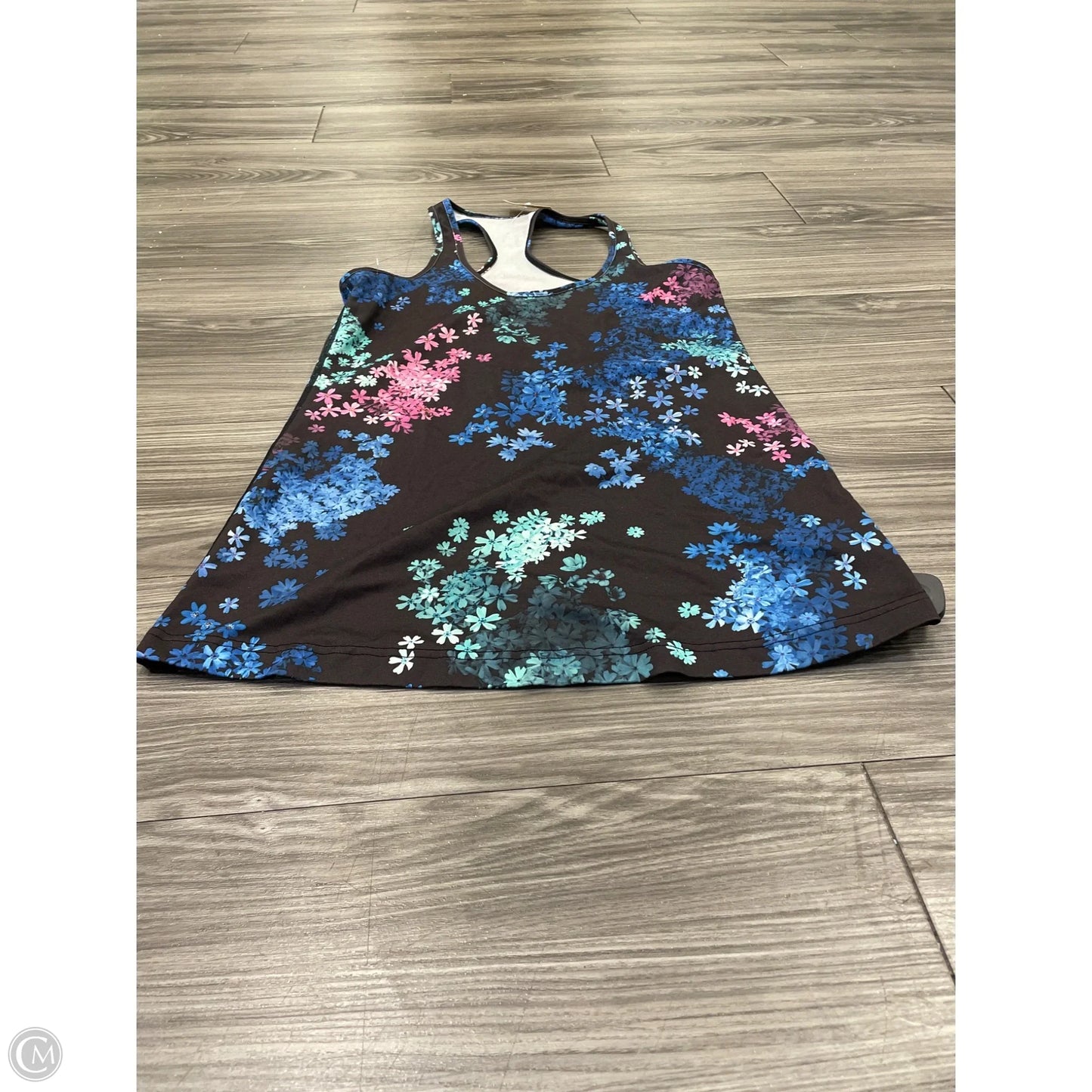 Athletic Tank Top By Lululemon In Floral Print, Size: S