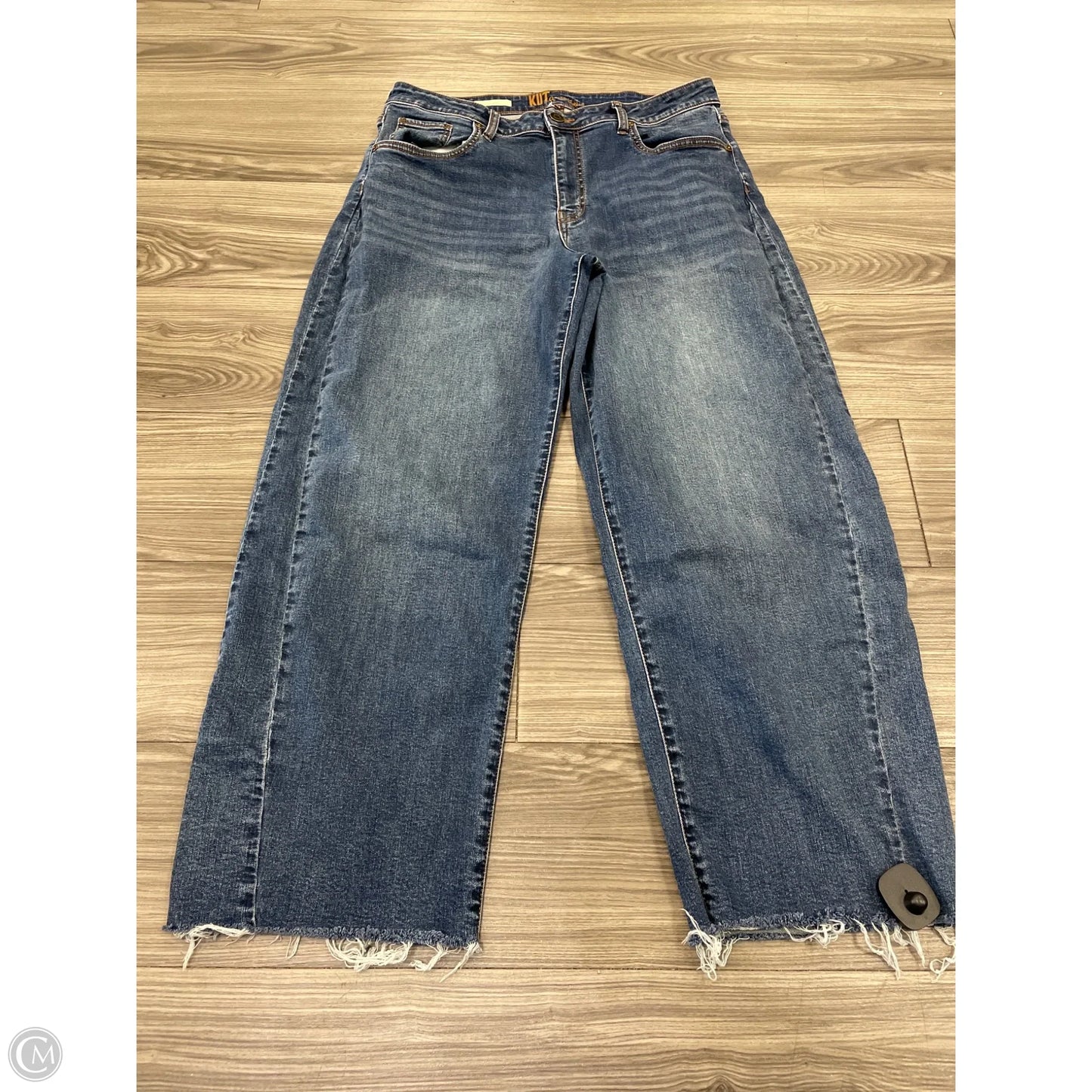 Jeans Wide Leg By Kut In Blue, Size: 14