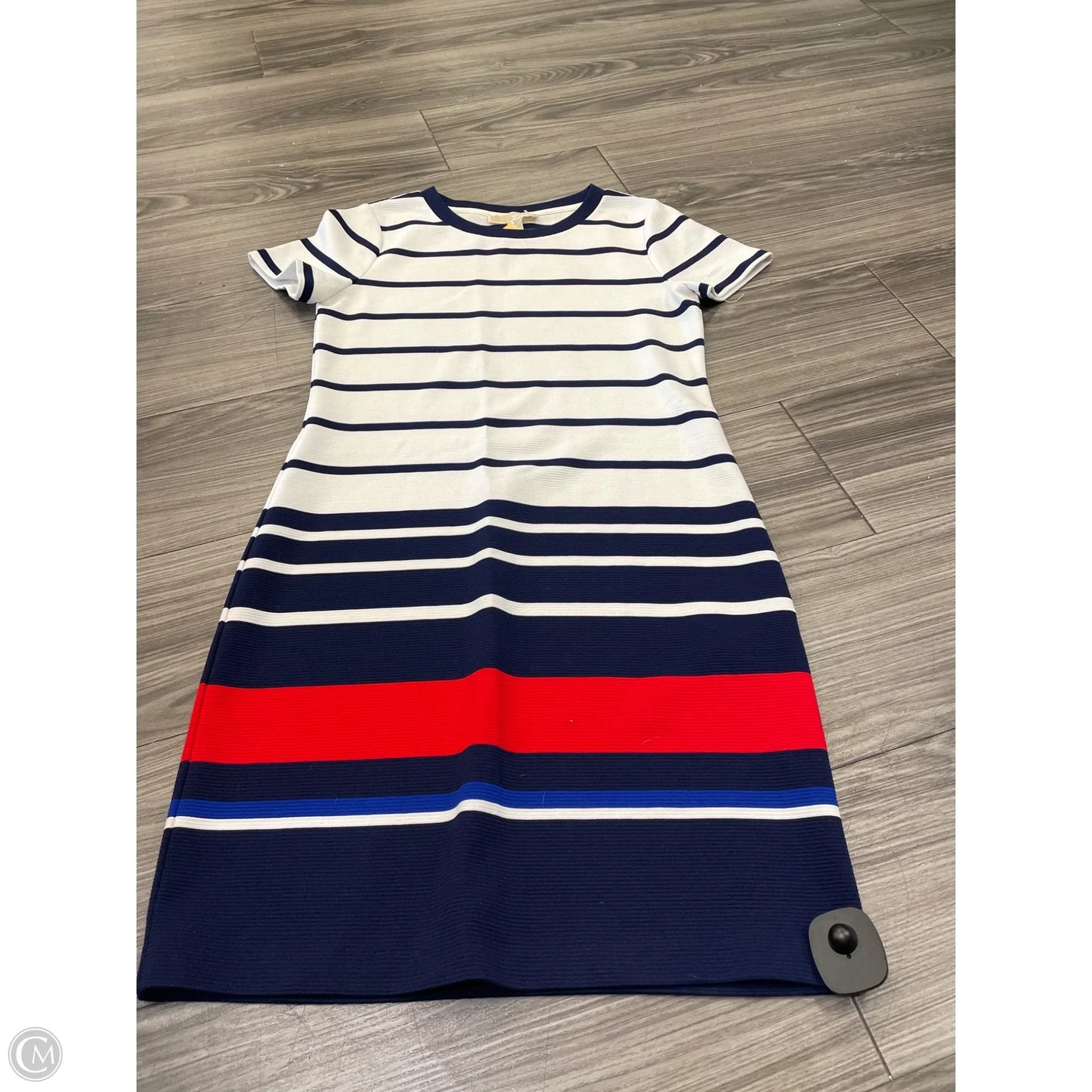 Dress Designer By Michael Kors In Striped Pattern, Size: S