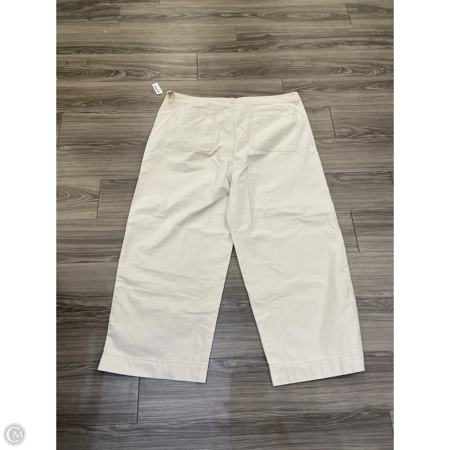 Pants Wide Leg By Old Navy In Cream, Size: 28