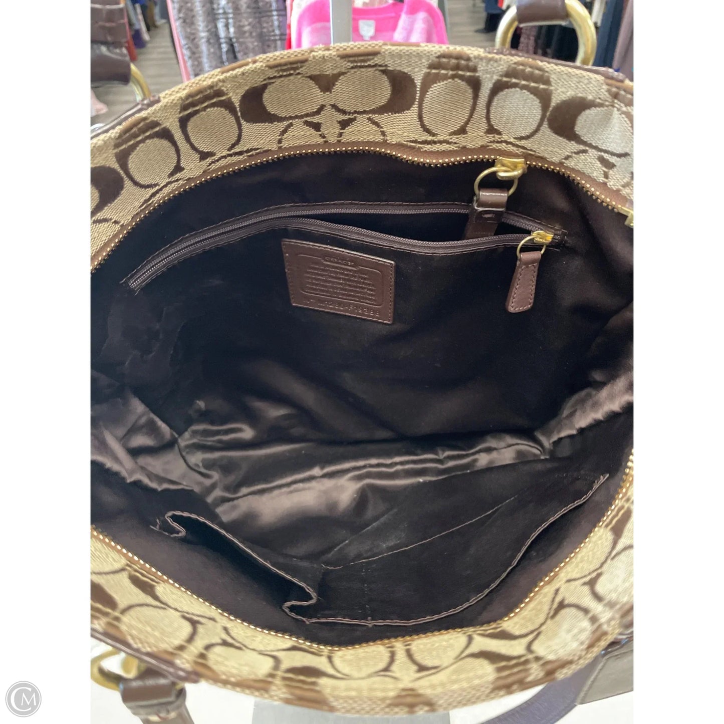 Handbag Designer By Coach, Size: Medium