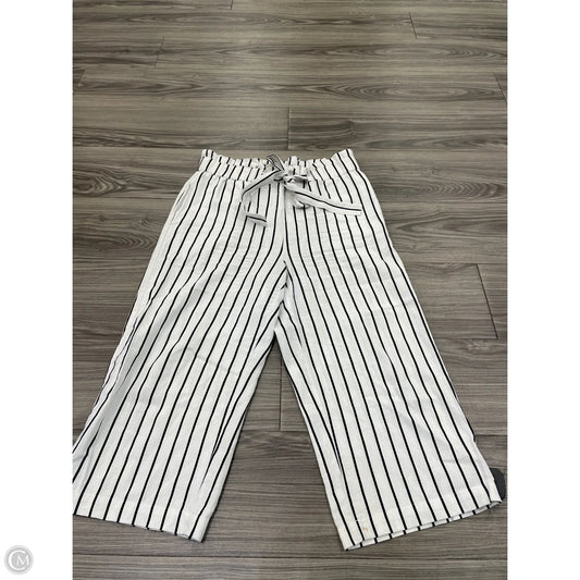 Pants Wide Leg By Jules & Leopold In Striped Pattern, Size: S