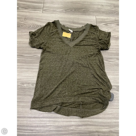 Top Short Sleeve By We The Free In Green, Size: Xs