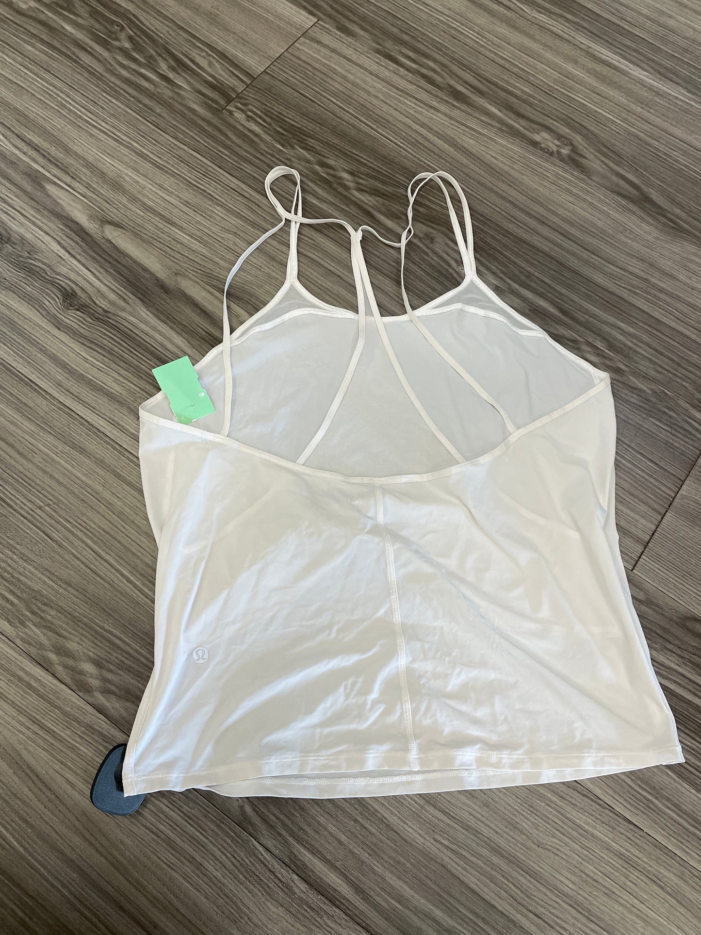 White Athletic Tank Top Lululemon, Size 2