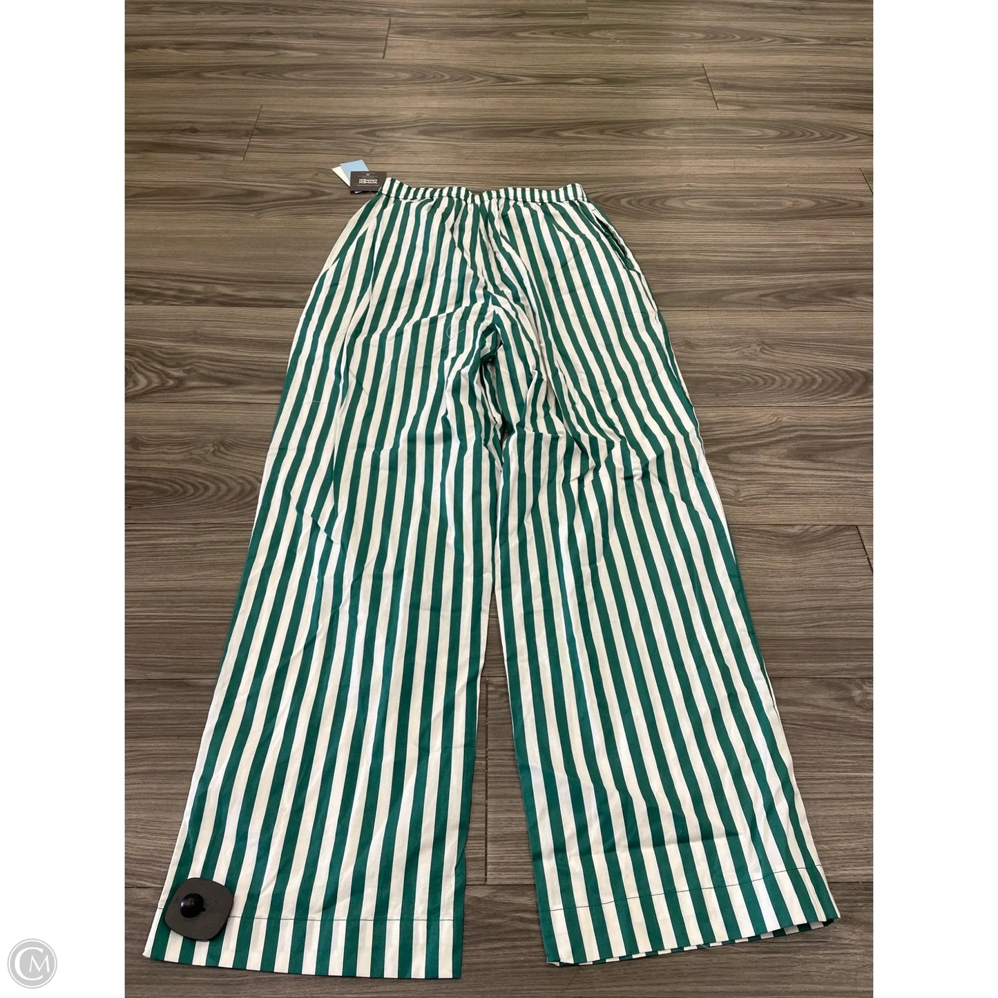 Pants Wide Leg By Grayson Threads In Striped Pattern, Size: S