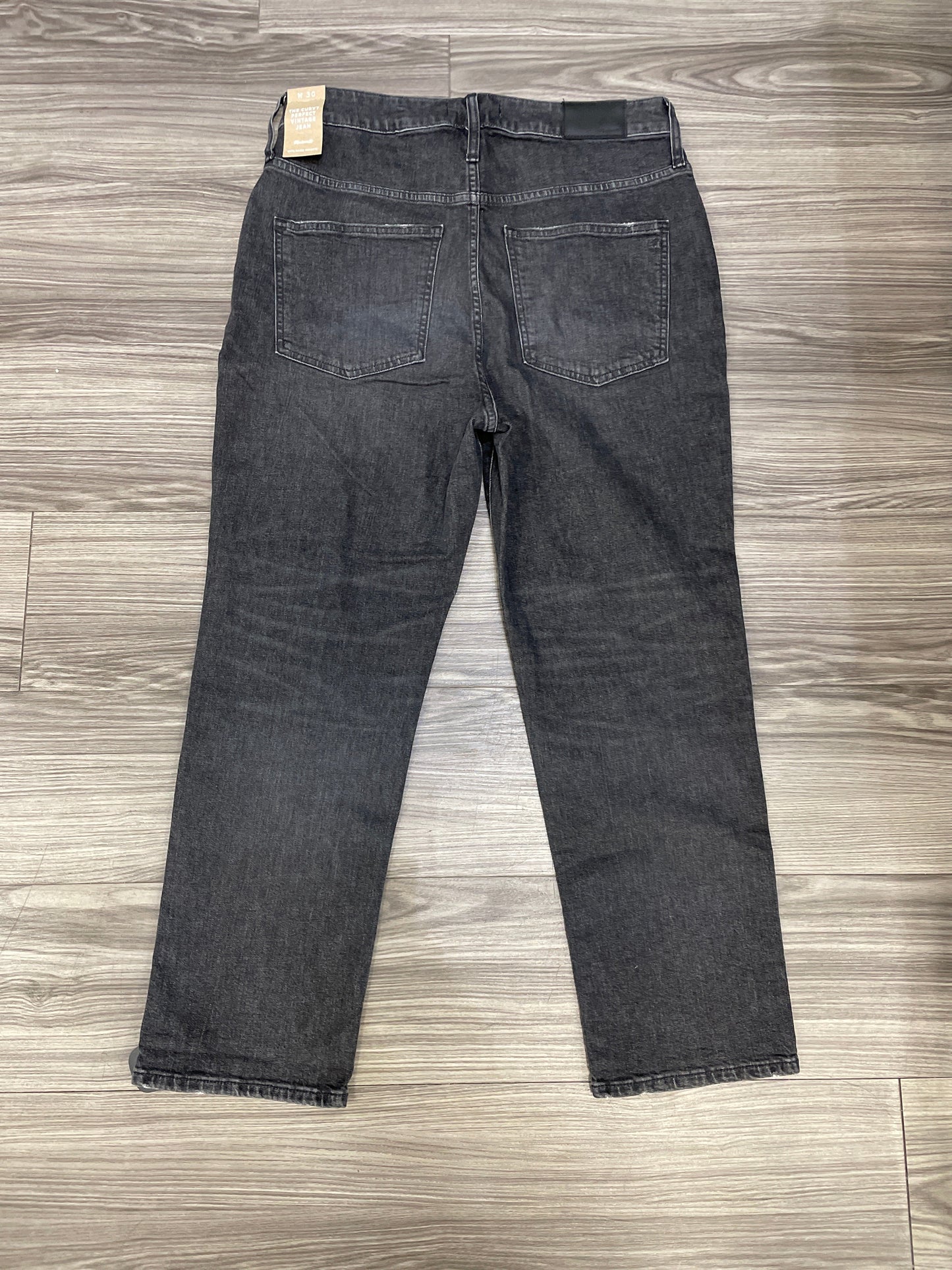 Black Jeans Straight Madewell, Size 8