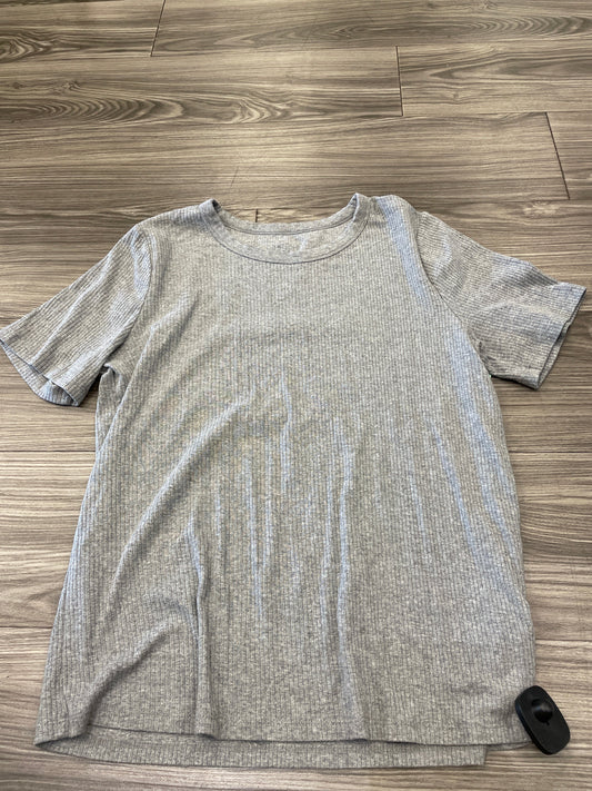 Grey Top Short Sleeve A New Day, Size Xxl