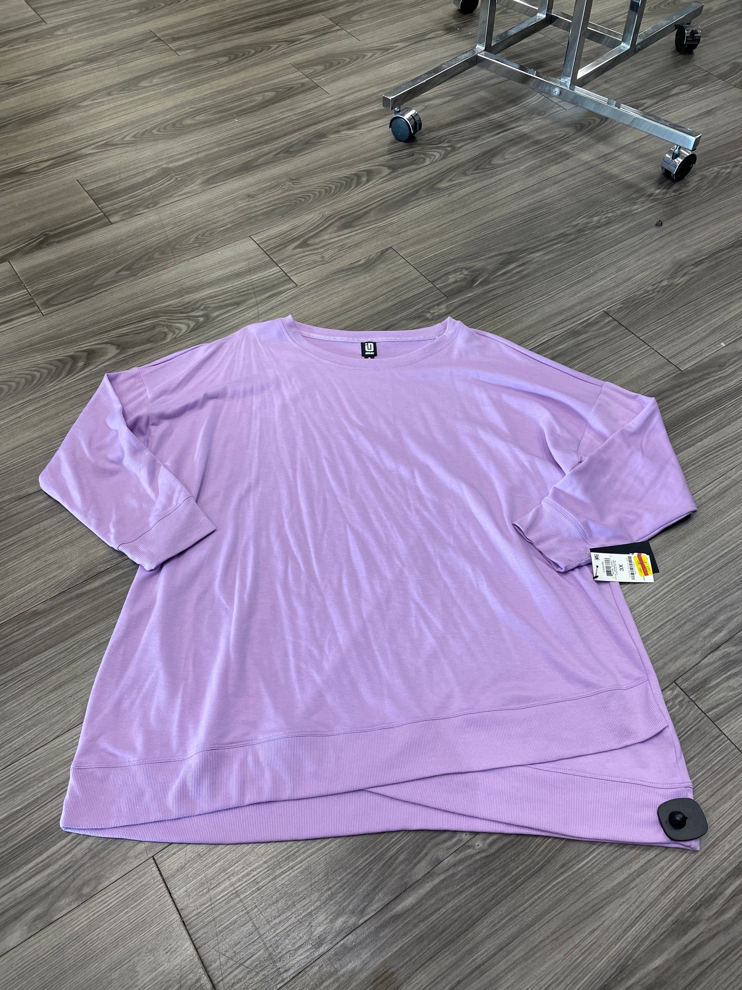 Purple Sweatshirt Crewneck Ideology, Size 3x