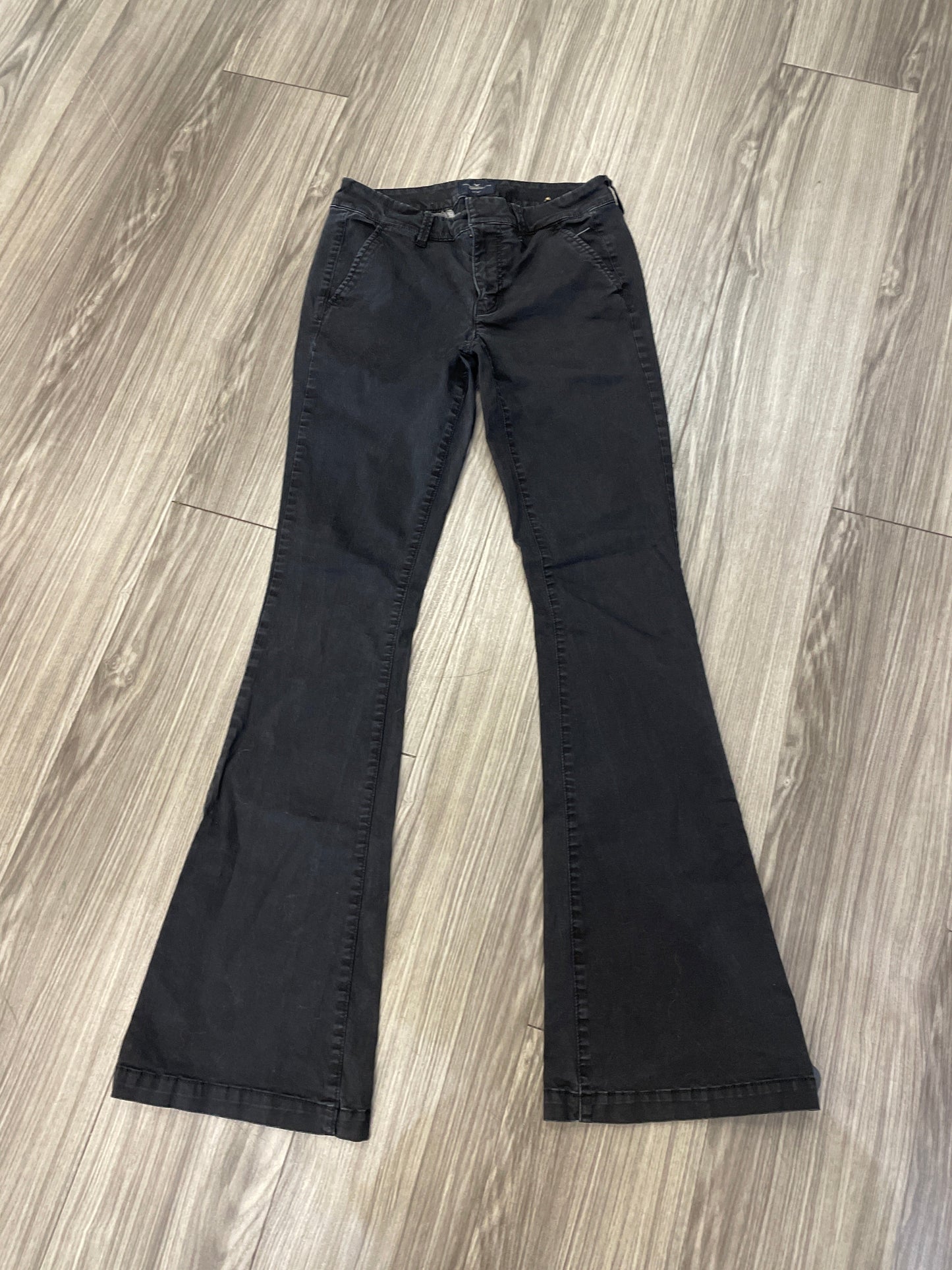 Jeans Boot Cut By American Eagle In Black, Size: 2